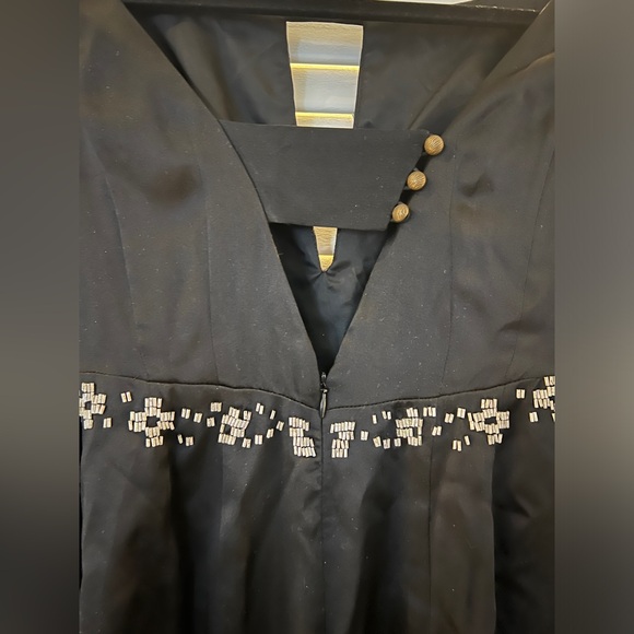 Nanette Lepor Silk Beaded Sleeved Mini Dress - Picture 9 of 13